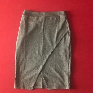 medium gray skirt